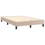 Cama box spring con colchón cuero sintético capuchino 120x200cm de vidaXL, Camas y somieres - Ref: Foro24-3140998, Precio: 37...
