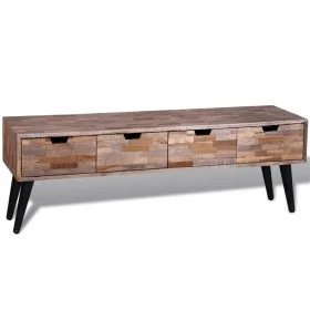 Mueble consola de TV con 4 cajones de teca reciclada de vidaXL, Muebles TV - Ref: Foro24-241710, Precio: 174,19 €, Descuento: %