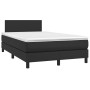 Cama box spring con colchón cuero sintético negro 120x200 cm de vidaXL, Camas y somieres - Ref: Foro24-3140993, Precio: 378,5...