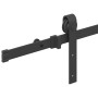 Kit de herrajes para puertas correderas acero negro 183 cm en Materiales de construcción | Comprar online en Foru.es