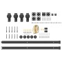 Kit de herrajes para puertas correderas acero negro 183 cm en Materiales de construcción | Comprar online en Foru.es