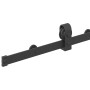 Kit de herrajes para puertas correderas acero negro 200 cm en Materiales de construcción | Comprar online en Foru.es