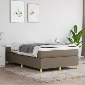 Estructura de cama de tela gris taupe 120x200 cm de vidaXL, Camas y somieres - Ref: Foro24-3120949, Precio: 128,43 €, Descuen...