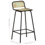Taburetes de cocina 4 unidades madera maciza reciclada de vidaXL, Taburetes de cocina - Ref: Foro24-321956, Precio: 360,51 €,...