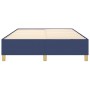 Estructura de cama de tela azul 140x190 cm de vidaXL, Camas y somieres - Ref: Foro24-3120959, Precio: 113,00 €, Descuento: %