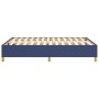 Estructura de cama de tela azul 140x190 cm de vidaXL, Camas y somieres - Ref: Foro24-3120959, Precio: 113,00 €, Descuento: %