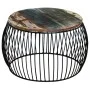 Mesa de centro redonda de madera maciza reciclada 68x37 cm de vidaXL, Mesas de centro - Ref: Foro24-243300, Precio: 112,25 €,...