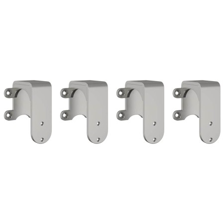 Soportes derivación puerta granero 4 unidades en Materiales de construcción | Comprar online en Foru.es