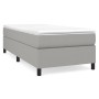 Estructura de cama de tela gris claro 100x200 cm de vidaXL, Camas y somieres - Ref: Foro24-3120838, Precio: 76,28 €, Descuent...