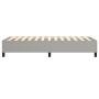 Estructura de cama de tela gris claro 100x200 cm de vidaXL, Camas y somieres - Ref: Foro24-3120838, Precio: 76,28 €, Descuent...