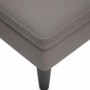 Tumbona con almohada y reposabrazo derecho tela gris taupe en Divanes | Comprar online en Foru.es
