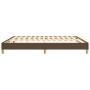 Estructura de cama tela marrón oscuro 180x200 cm de vidaXL, Camas y somieres - Ref: Foro24-3120633, Precio: 114,91 €, Descuen...
