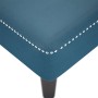 Tumbona con almohada y reposabrazo derecho terciopelo azul en Divanes | Comprar online en Foru.es