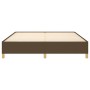 Estructura de cama tela marrón oscuro 180x200 cm de vidaXL, Camas y somieres - Ref: Foro24-3120980, Precio: 135,29 €, Descuen...