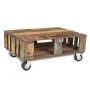 Mesa de centro con 4 ruedas madera reciclada de vidaXL, Mesas de centro - Ref: Foro24-240949, Precio: 191,46 €, Descuento: %