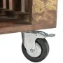 Mesa de centro con 4 ruedas madera reciclada de vidaXL, Mesas de centro - Ref: Foro24-240949, Precio: 191,46 €, Descuento: %
