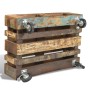 Mesa de centro con 4 ruedas madera reciclada de vidaXL, Mesas de centro - Ref: Foro24-240949, Precio: 204,01 €, Descuento: %