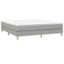 Estructura de cama tela gris claro 160x200 cm de vidaXL, Camas y somieres - Ref: Foro24-3120622, Precio: 109,88 €, Descuento: %