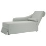 Chaise longue respaldo apoyabrazos derecho terciopelo en Divanes | Comprar online en Foru.es