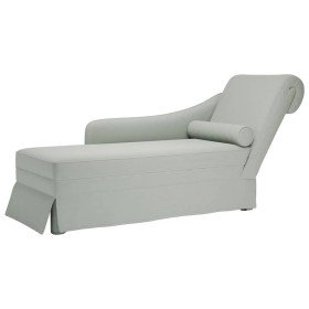 Chaise longue respaldo apoyabrazos derecho terciopelo en Divanes | Comprar online en Foru.es