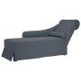 Chaise longue respaldo reposabrazos derecho terciopelo en Divanes | Comprar online en Foru.es