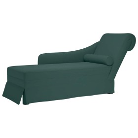 Chaise longue respaldo reposabrazos derecho terciopelo en Divanes | Comprar online en Foru.es