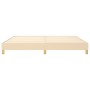 Estructura de cama de tela color crema 200x200 cm de vidaXL, Camas y somieres - Ref: Foro24-3120643, Precio: 118,56 €, Descue...