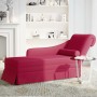 Chaise longue respaldo reposabrazos derecho terciopelo en Divanes | Comprar online en Foru.es