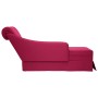Chaise longue respaldo reposabrazos derecho terciopelo en Divanes | Comprar online en Foru.es