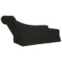 Chaise longue respaldo reposabrazos derecho terciopelo negro en Divanes | Comprar online en Foru.es