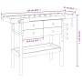 Banco de trabajo cajones y tornillos banco acacia 124x52x83 cm de vidaXL, Mesas de trabajo - Ref: Foro24-153322, Precio: 232,...