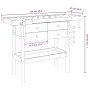 Banco de trabajo cajones y tornillos banco acacia 124x52x83 cm de vidaXL, Mesas de trabajo - Ref: Foro24-153322, Precio: 228,...