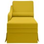 Chaise longue respaldo reposabrazos derecho terciopelo amarillo en Divanes | Comprar online en Foru.es