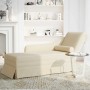 Chaise longue respaldo reposabrazos derecho terciopelo lino en Divanes | Comprar online en Foru.es