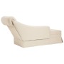 Chaise longue respaldo reposabrazos derecho terciopelo lino en Divanes | Comprar online en Foru.es