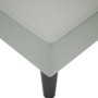 Chaise longue con reposabrazos derecho terciopelo gris claro en Divanes | Comprar online en Foru.es