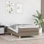 Taupe gray fabric bed frame 90x200 cm by vidaXL, Beds and slatted bases - Ref: Foro24-3120586, Price: 76,13 €, Discount: %