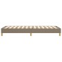 Estructura de cama de tela gris taupe 90x200 cm de vidaXL, Camas y somieres - Ref: Foro24-3120586, Precio: 80,05 €, Descuento: %