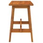 Taburete rectangular madera maciza de acacia 45x29x45 cm de vidaXL, Taburetes y sillas plegables - Ref: Foro24-153330, Precio...