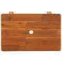 Taburete rectangular madera maciza de acacia 45x29x45 cm de vidaXL, Taburetes y sillas plegables - Ref: Foro24-153330, Precio...