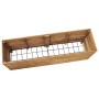 Arriate elevado madera de teca reciclada y acero 150x40x55 cm de vidaXL, Maceteros y jardineras - Ref: Foro24-47426, Precio: ...