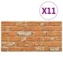 3D wall panels light brown brick design 11 pcs EPS by vidaXL, Wall covering - Ref: Foro24-147198, Price: 177,62 €, Discount: %