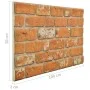 3D wall panels light brown brick design 11 pcs EPS by vidaXL, Wall covering - Ref: Foro24-147198, Price: 177,62 €, Discount: %