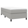 Estructura de cama de tela gris claro 90x190 cm de vidaXL, Camas y somieres - Ref: Foro24-3120822, Precio: 89,69 €, Descuento: %