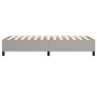 Estructura de cama de tela gris claro 90x190 cm de vidaXL, Camas y somieres - Ref: Foro24-3120822, Precio: 89,69 €, Descuento: %