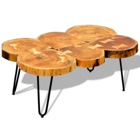 Mesa de centro con 6 troncos madera maciza de sheesham 35 cm de vidaXL, Mesas de centro - Ref: Foro24-242443, Precio: 155,68 ...