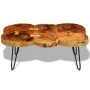 Mesa de centro con 6 troncos madera maciza de sheesham 35 cm de vidaXL, Mesas de centro - Ref: Foro24-242443, Precio: 155,68 ...