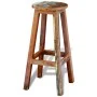 Taburete de bar madera maciza reciclada de vidaXL, Taburetes de cocina - Ref: Foro24-241647, Precio: 121,88 €, Descuento: %