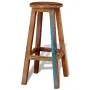 Taburete de bar madera maciza reciclada de vidaXL, Taburetes de cocina - Ref: Foro24-241647, Precio: 121,88 €, Descuento: %