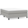 Estructura de cama de tela gris claro 140x200 cm de vidaXL, Camas y somieres - Ref: Foro24-3120862, Precio: 115,81 €, Descuen...